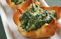 Ricotta Spinach Cups