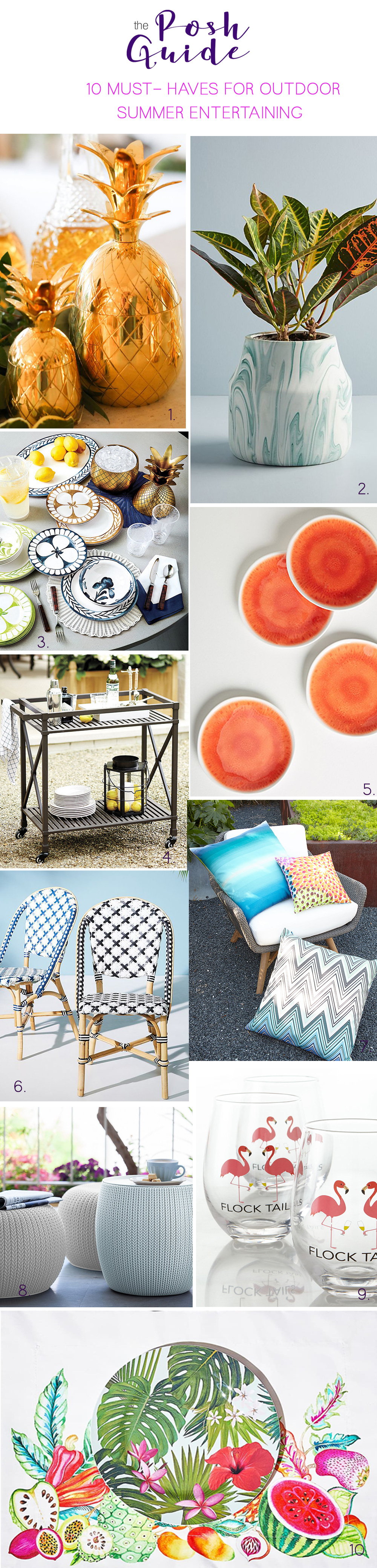 10 Must-Haves for Summer Outdoor Entertaining 