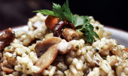 Mushroom Parmesan Risotto