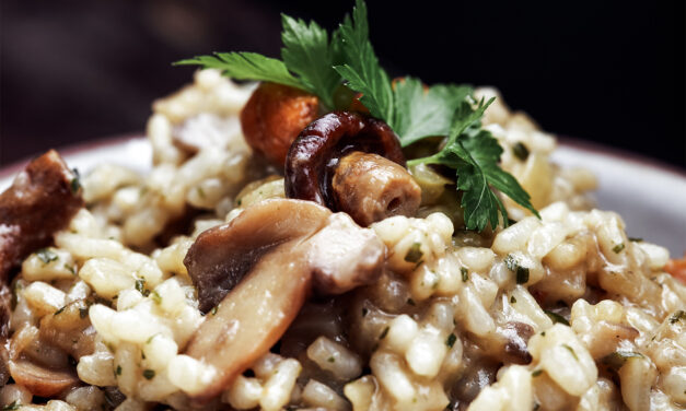 Mushroom Parmesan Risotto