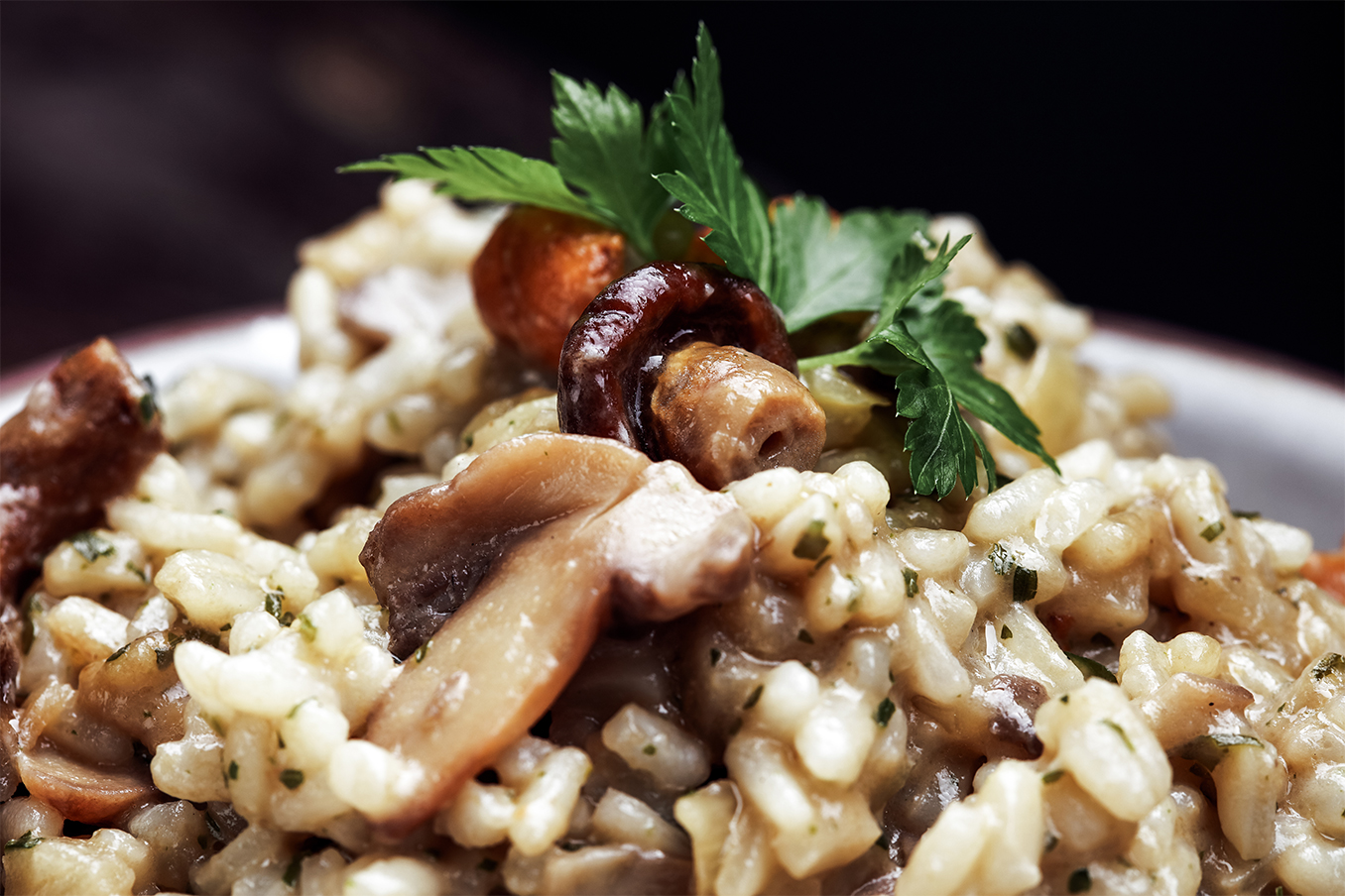 Mushroom Parmesan Risotto | The Posh Guide Mushroom Parmesan Risotto | The Posh Guide