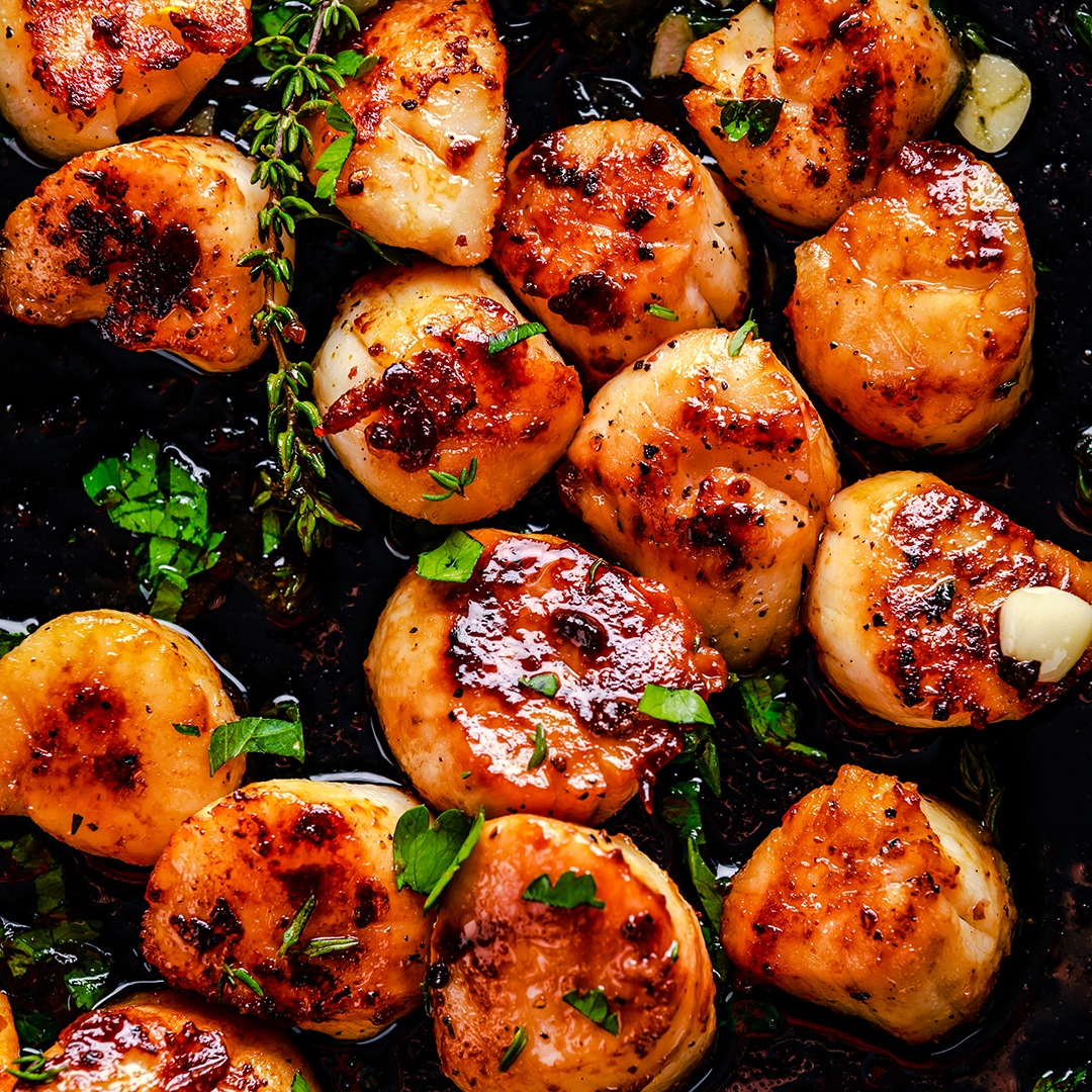 Pan Seared Garlic Butter Scallops | The Posh Guide Pan Seared Garlic Butter Scallops | The Posh Guide