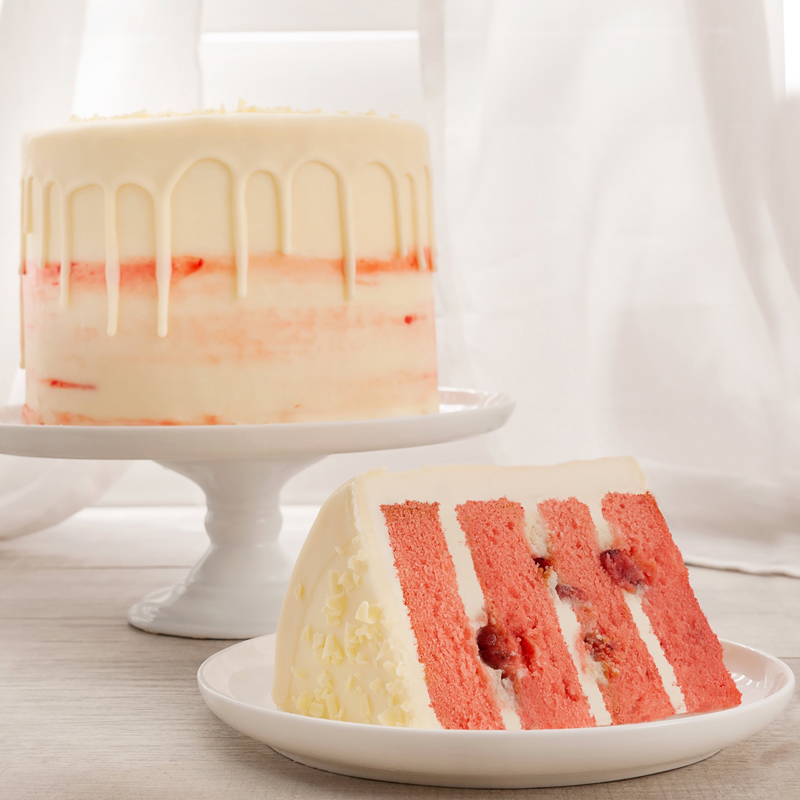 Best Dessert Delivery Services - Fresh Strawberry 4-Layer Cake